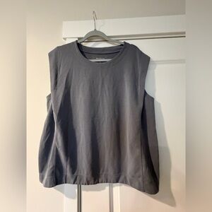 Athleta Charcoal Muscle Tee